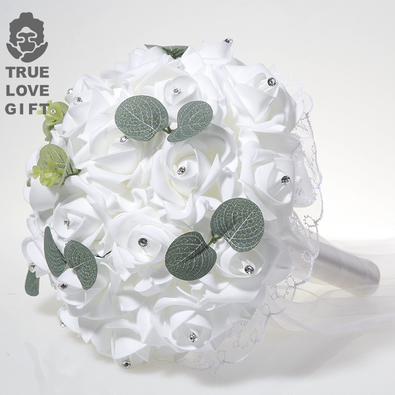 Wedding Ceremony Supply - 1 Pcs Wedding Hand Bouquet Bride