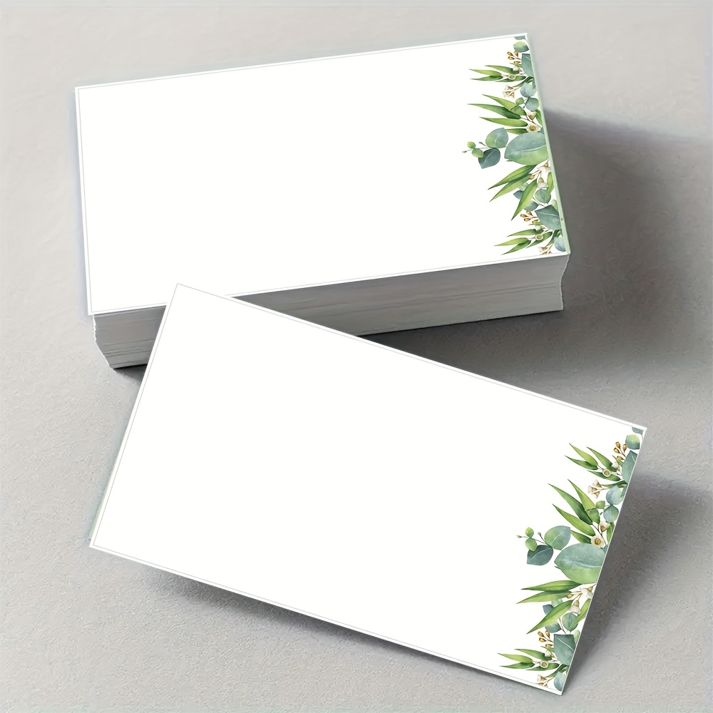 50PCS Green Floral Pattern Bla - Wedding Supply Company 评论和价格