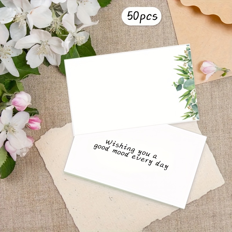 50PCS Green Floral Pattern Bla - Wedding Supply Company 评论和价格
