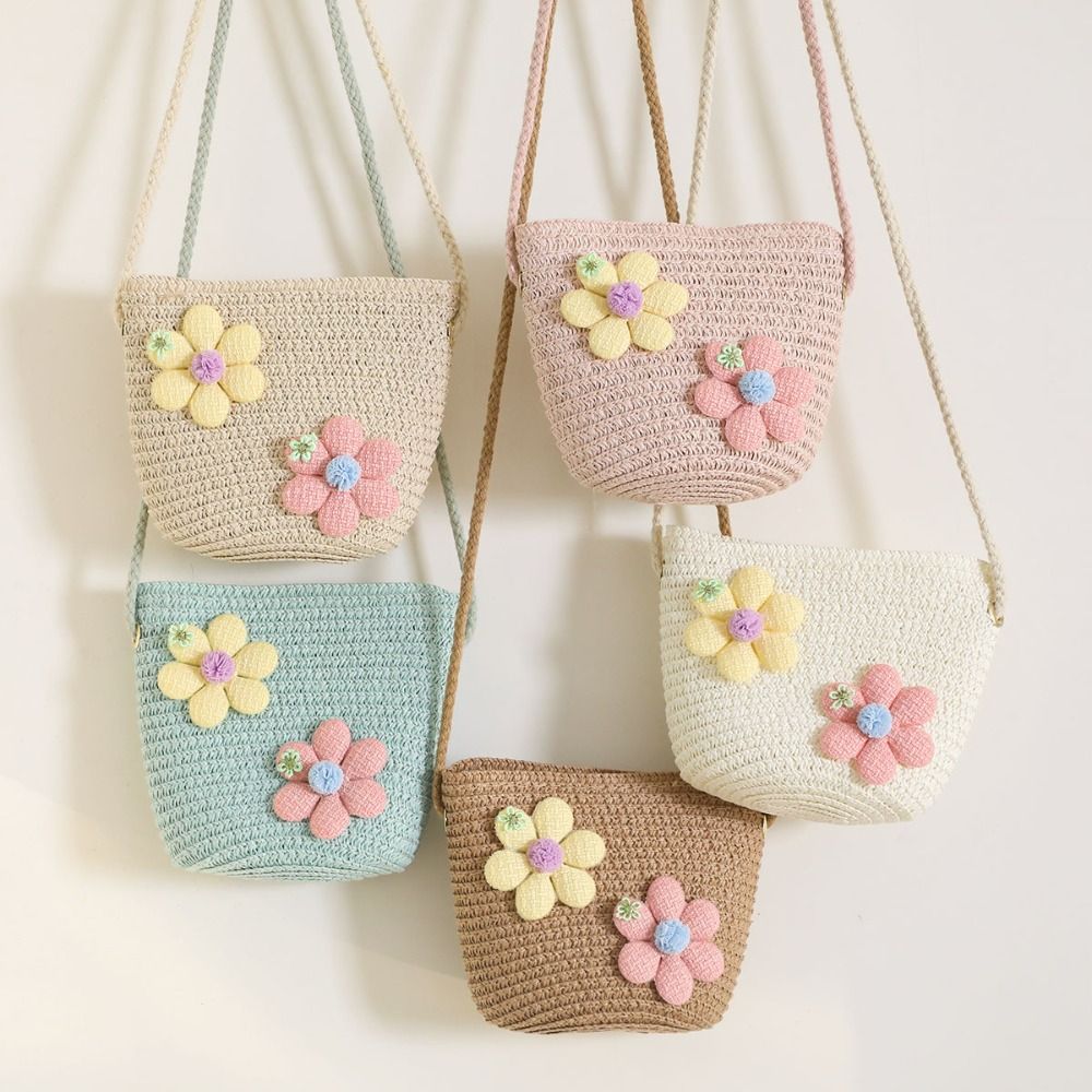 Handmade Woven Girl Flower Str - Flower Girl Basket 评论和价格