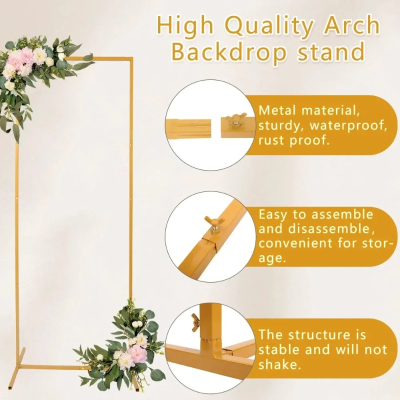 Wedding Arch 6.6FT X 6.6FT Squ - Wedding Balloon Arch 评论和价格