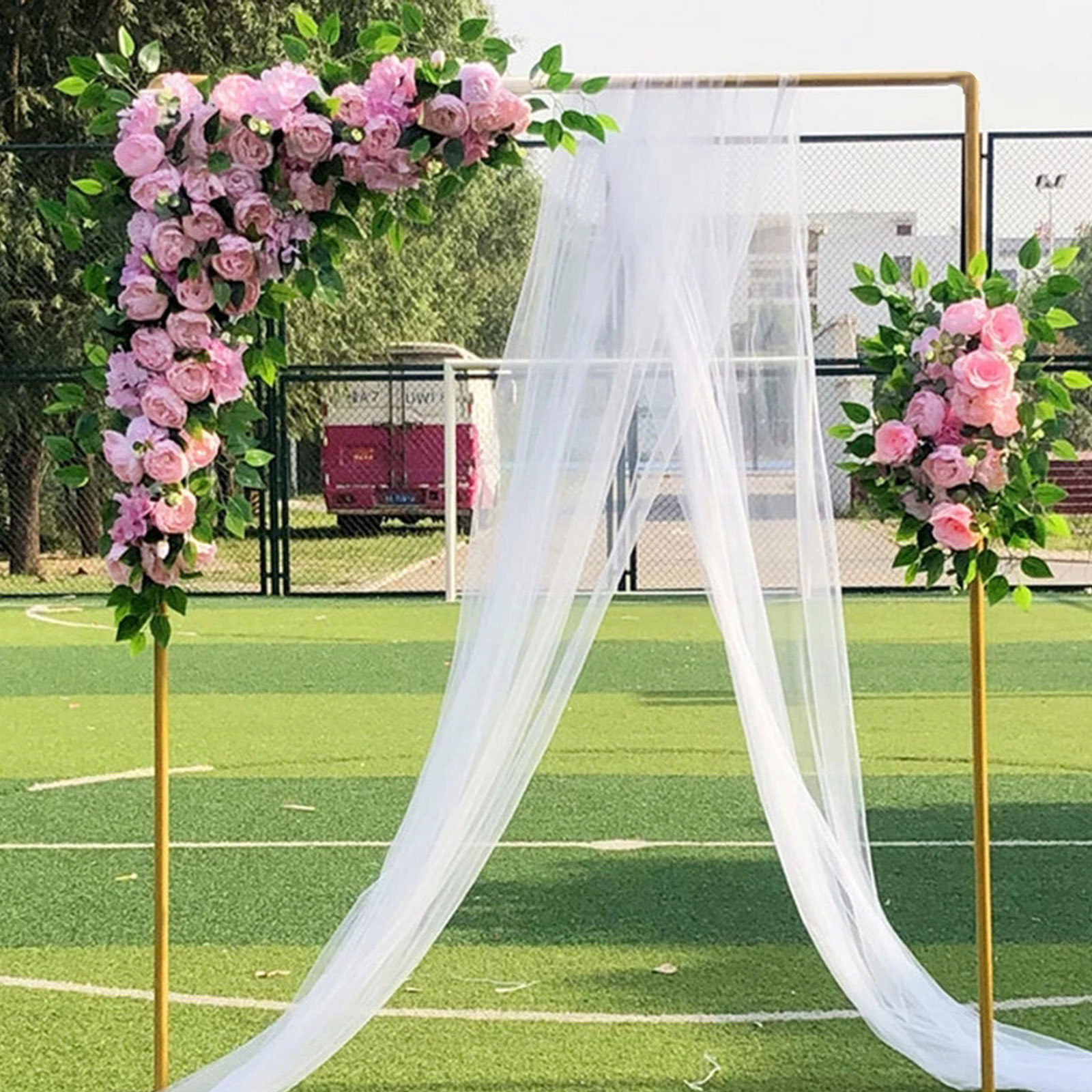 2.1x2m / 79x83inch Gold Weddin - Wedding Balloon Arch 评论和价格