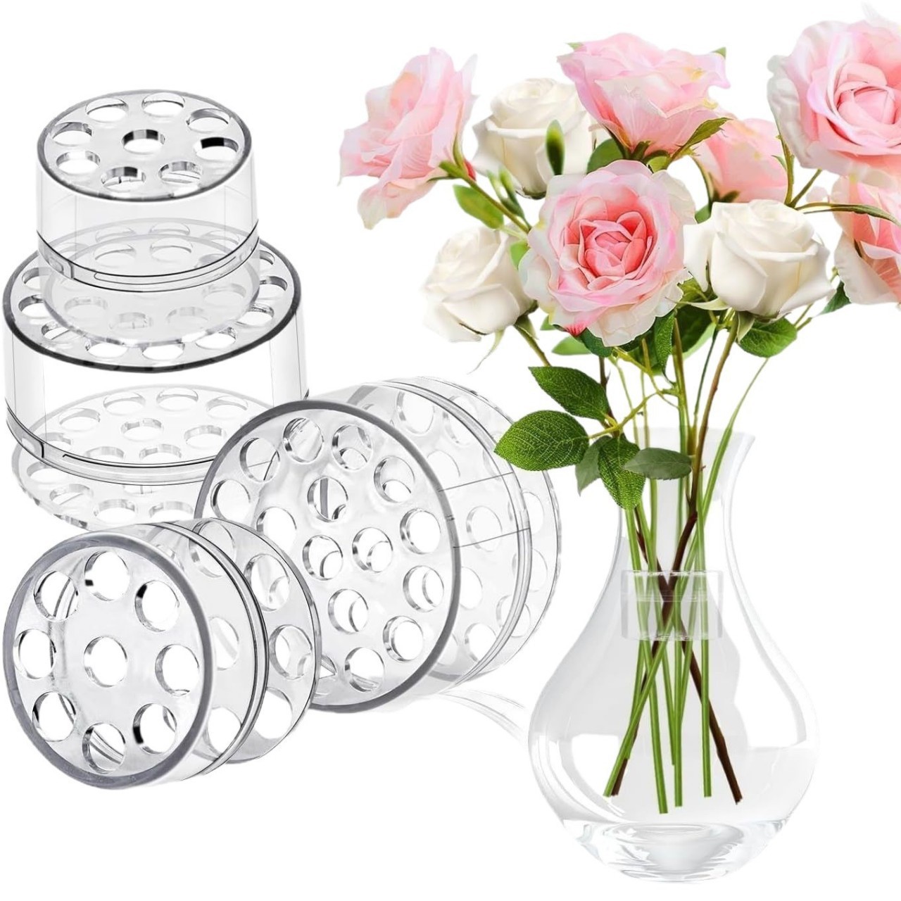 Spiral Ikebana Stem Holder for - Flower Girl Basket 评论和价格