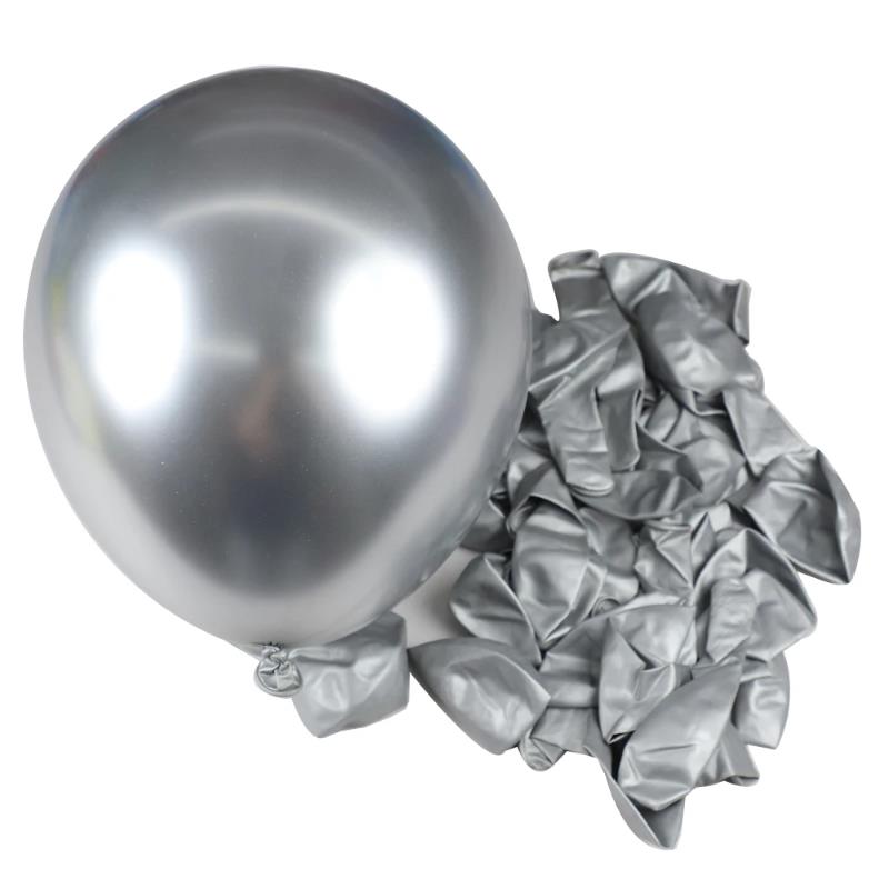 30/20/10pcs Metallic Silver Bi - Confetti Balloon Set 评论和价格