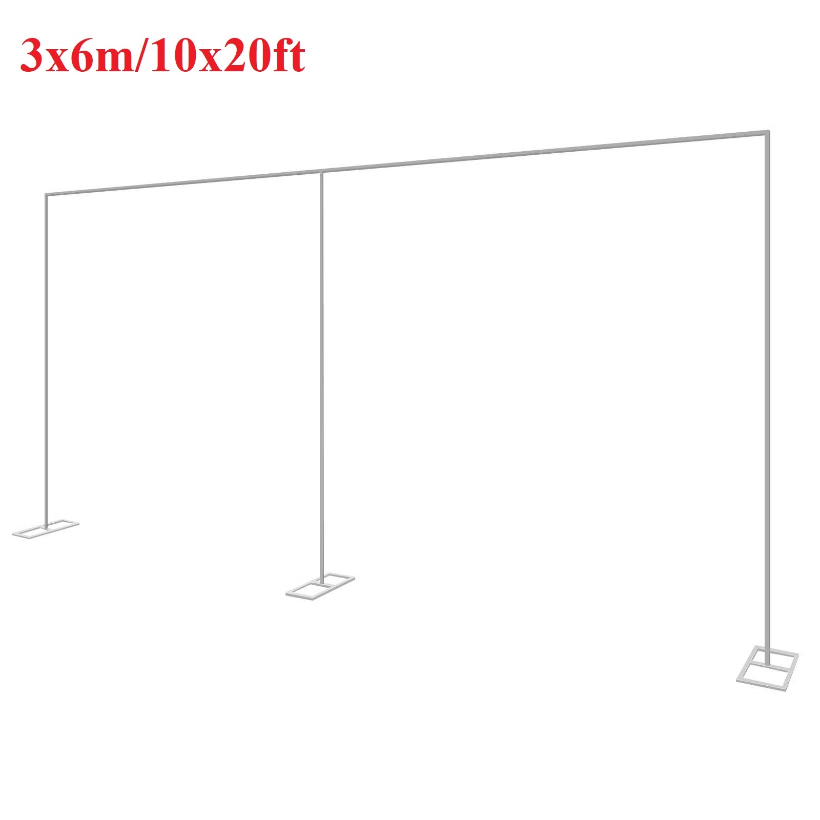 3x6m/10x20ft Metal Wedding Arc - Confetti Balloon Set 评论和价格