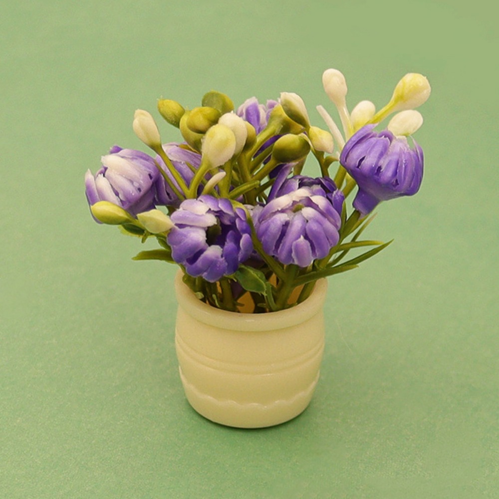 1:12 Dollhouse Miniature Simul - Flower Girl Basket 评论和价格