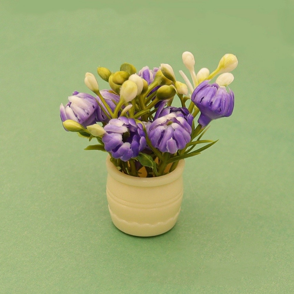 1:12 Dollhouse Miniature Simul - Flower Girl Basket 评论和价格