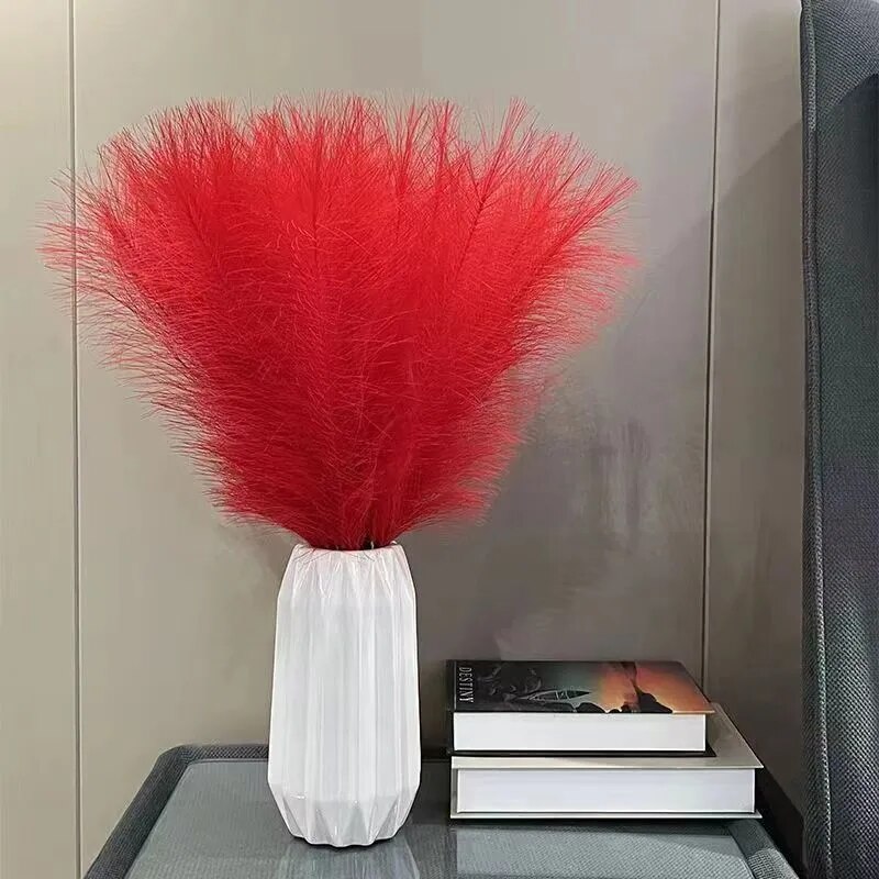 10PCS Artificial Pompous Grass - Flower Girl Basket 评论和价格