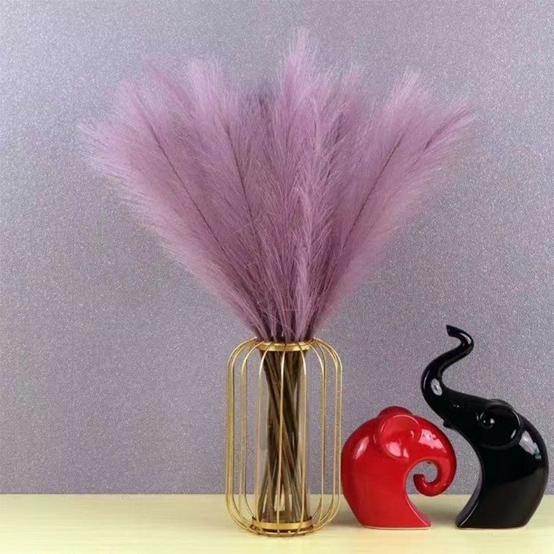 10PCS Artificial Pompous Grass - Flower Girl Basket 评论和价格